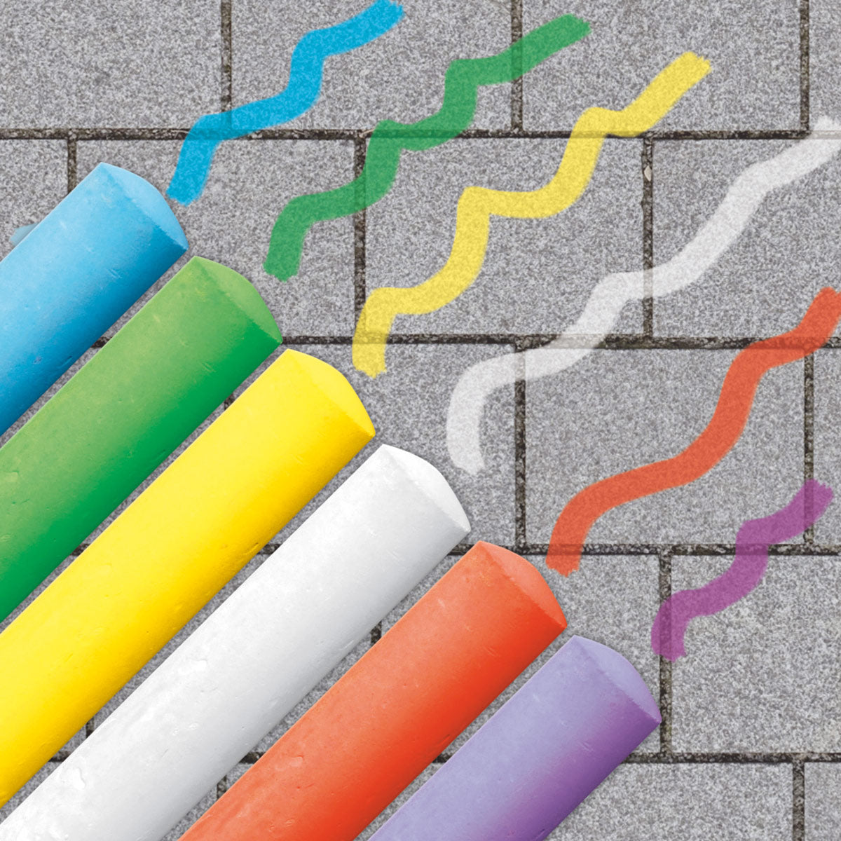 Craie de trottoir Ses creative ses, 6 pcs.
