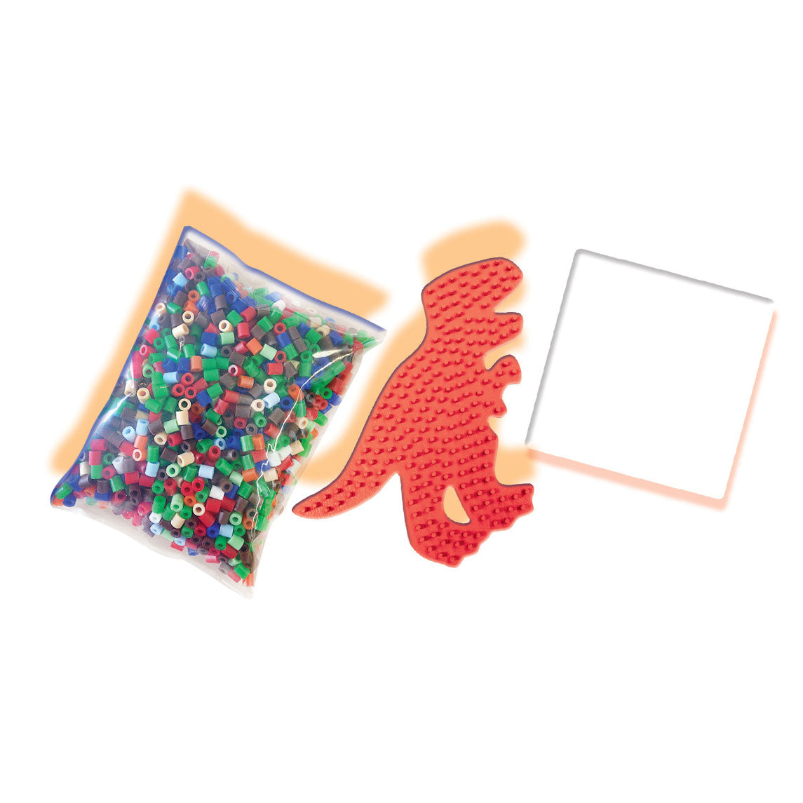 Ses perles thermocollantes t-rex