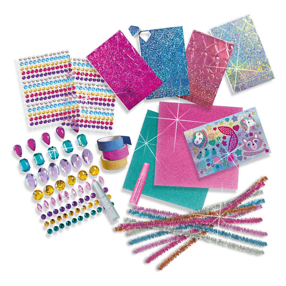 Méga boîte artisanale à paillettes Ses