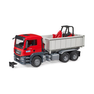 Bruder, voiture miniature du camion Man TGS avec conteneur, rouge
