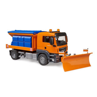 Bruder man tgs gritter avec chasse-neige 1:16