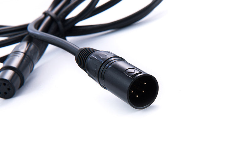 Rolux 4 broches XLR femelle avec connecteur mâle 4 broches rl-c7