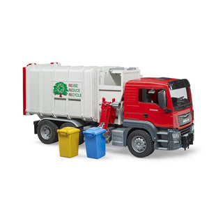 Camion-poubelle Bruder / camion de chargement des ordures (br3761)