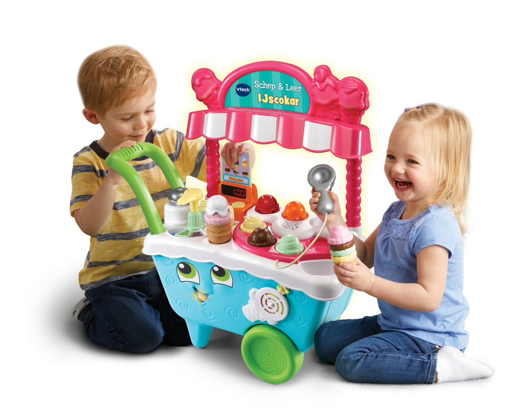 Pelle Vtech et chariot à glace en cuir