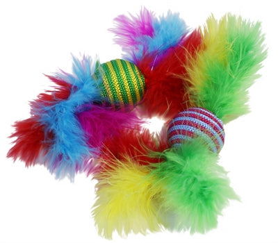 Balle Cat 'n' Caboodle avec cliquet et ressorts