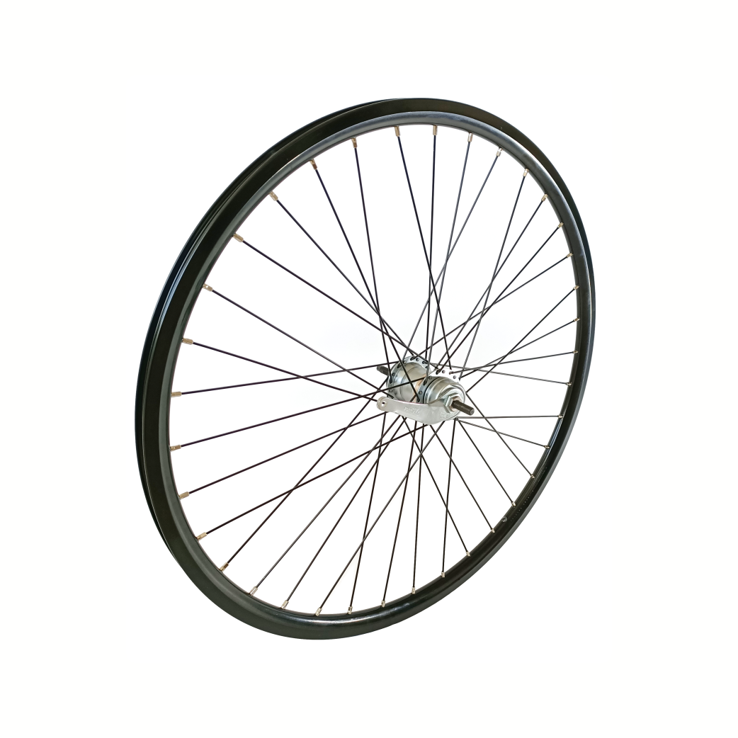 Roue arrière 28x1 5 x1 3 8 Nexus 3 Brake Hub Roddi Aluminium Rim, noir.