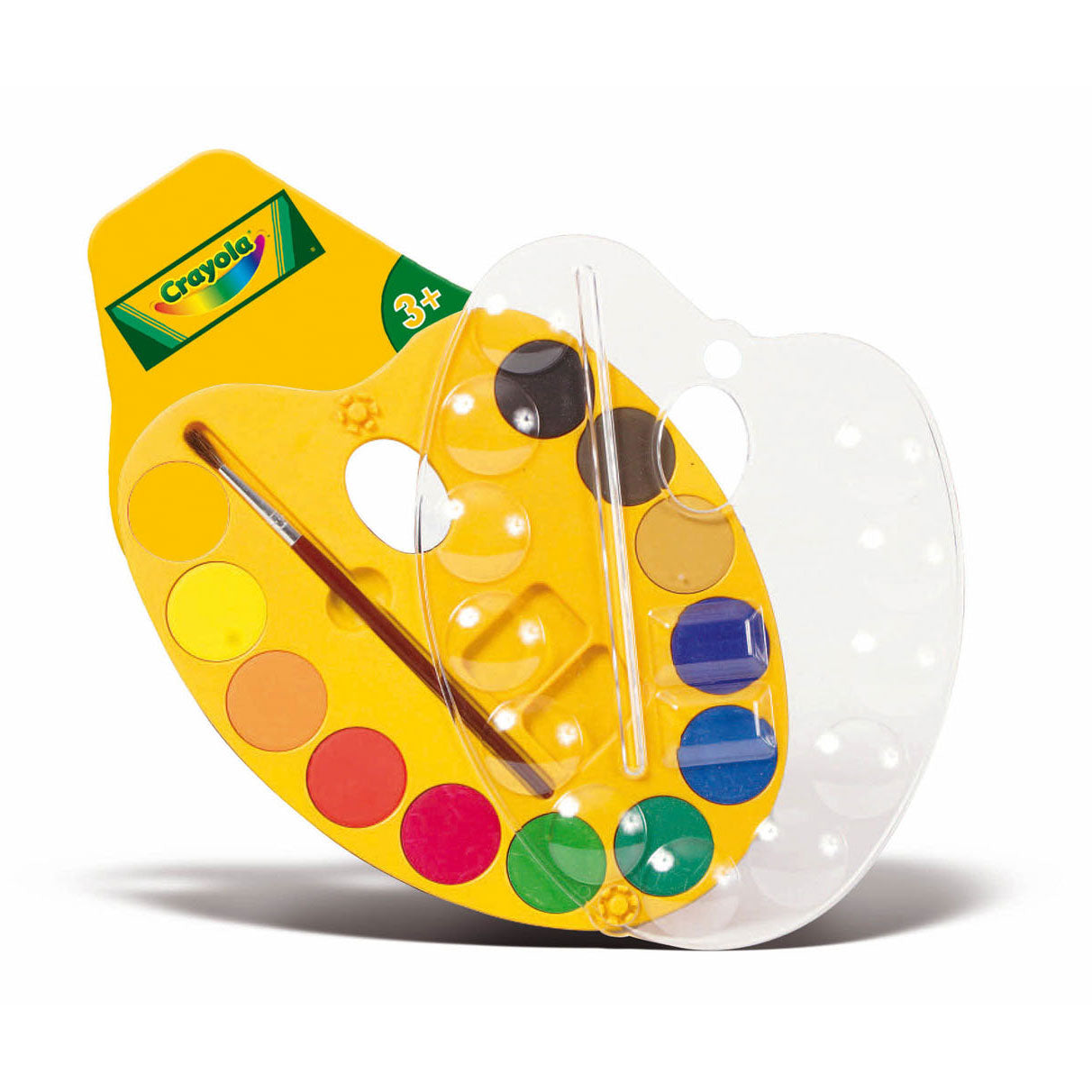 Palette de peinture Crayola avec aquarelle