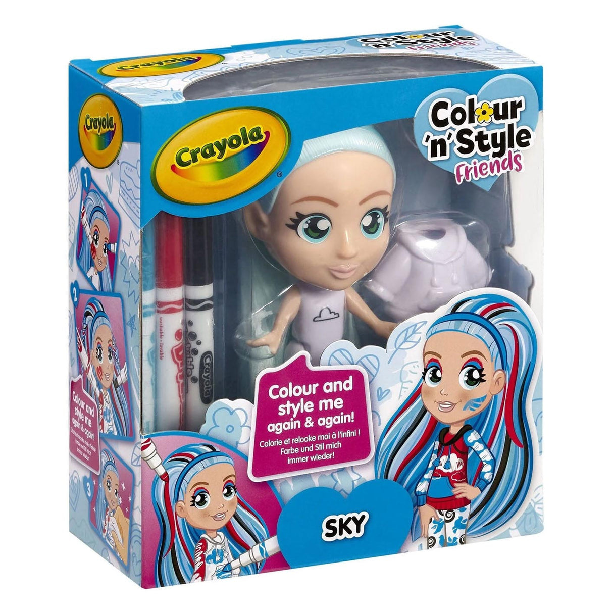 CRAYOLA COLOR N STYLE AMIS COLOR - Sky