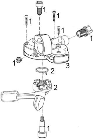 Sram pouce manette de vitesse x-3 levier de vitesse x-3 7 vitesses