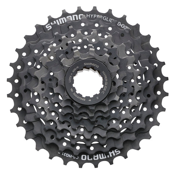 Cassette Shimano 8 vitesses altus hg31 11-34t - noire (emballage atelier)