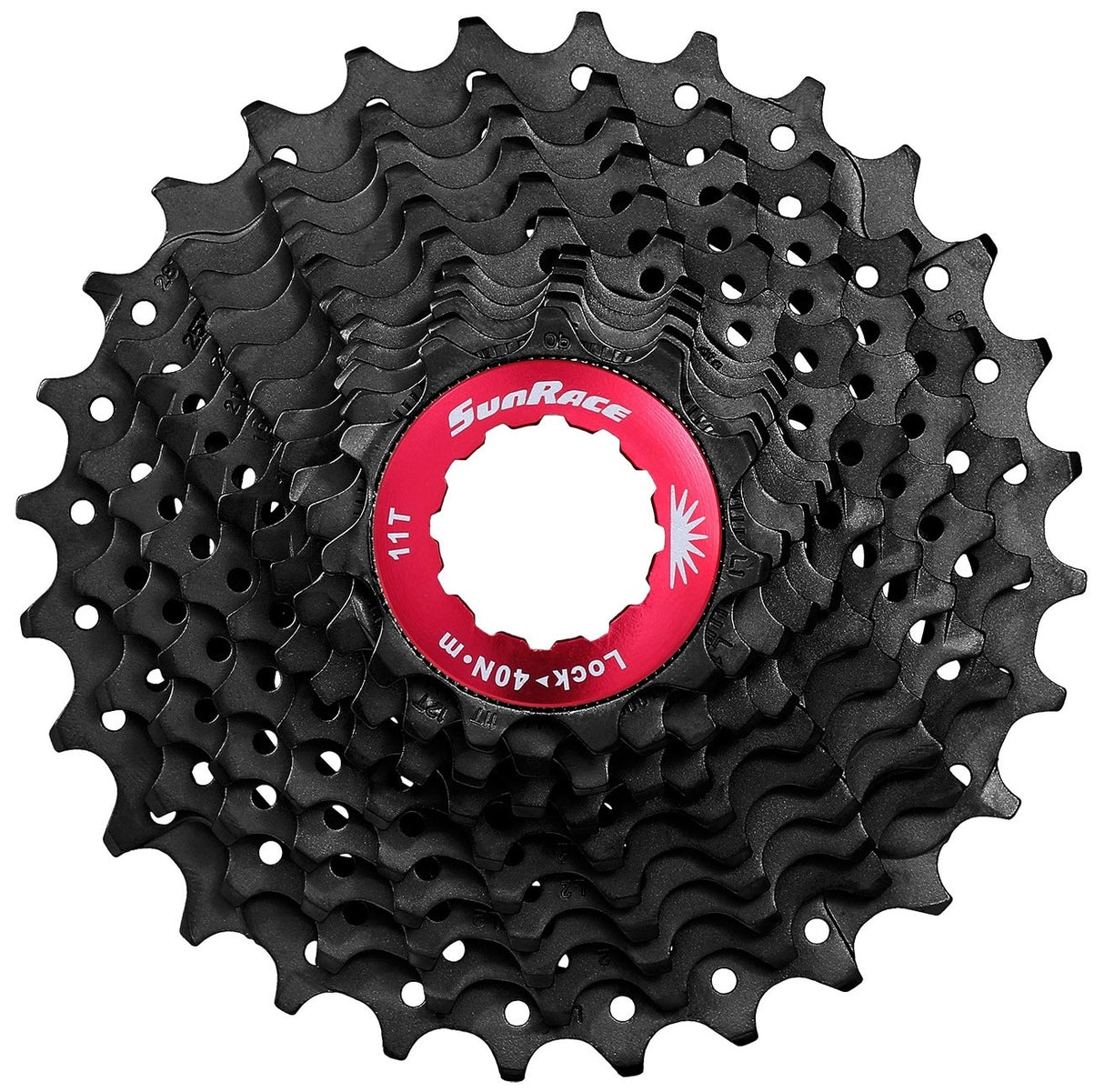 Cassette sunrace 11 vitesses csrx1 11-25t noir