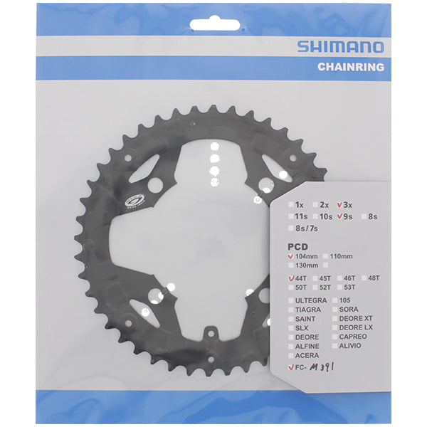 Shimano Y1me98050 ACERA FC-M391 Chain Top 44T Black