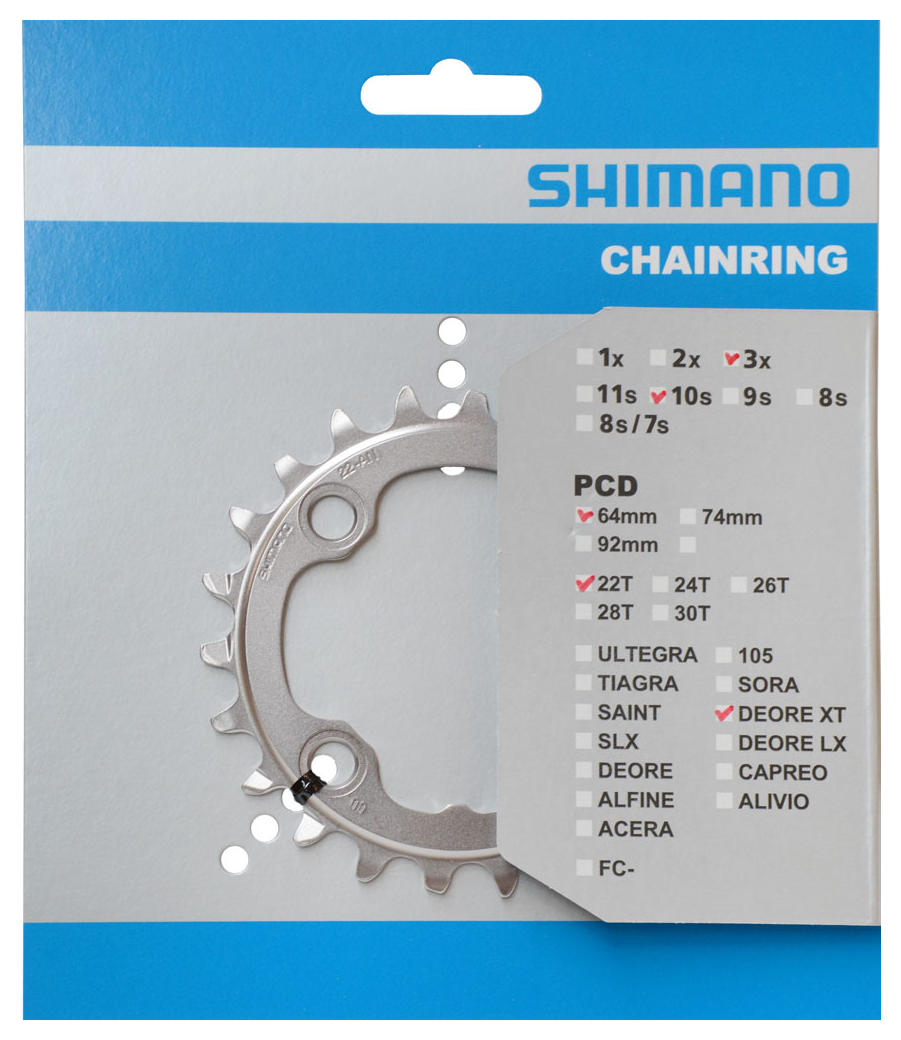 Shimano Chaining Leaf 22t Deore XT FC-M782 M672 22T-AN