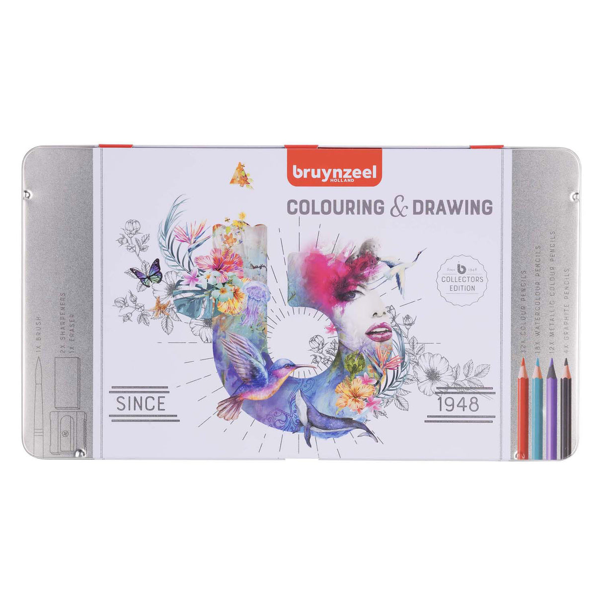 Ensemble de coloriage et de dessin Bruynzeel 70 pcs.