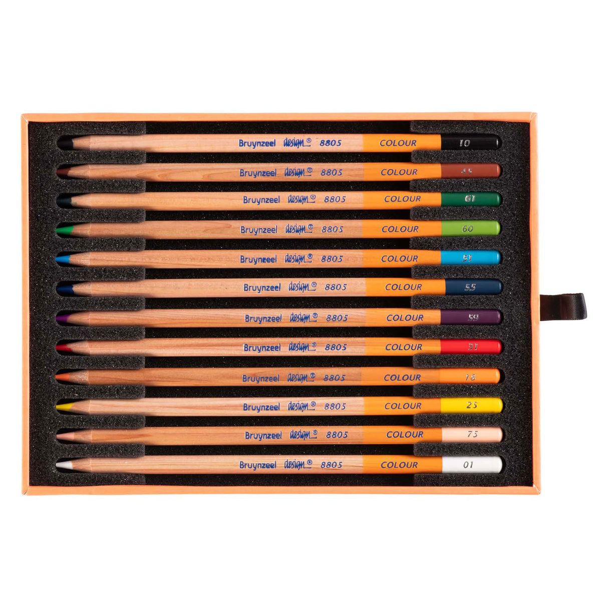 Boîte de couleur Bruynzeel 12 crayons de couleur
