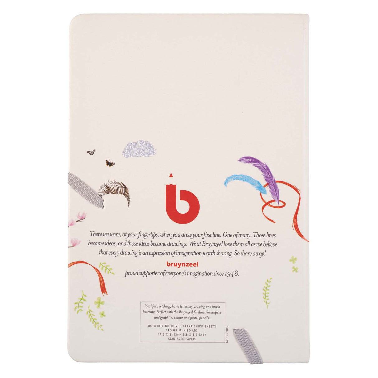 Bruynzeel creatives carnet de croquis a5 140 g 80 feuilles