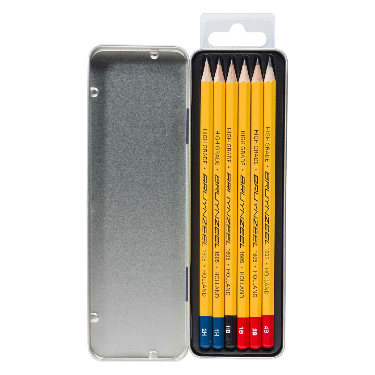 Bruynzeel teens burotek boîte de 6 crayons graphite