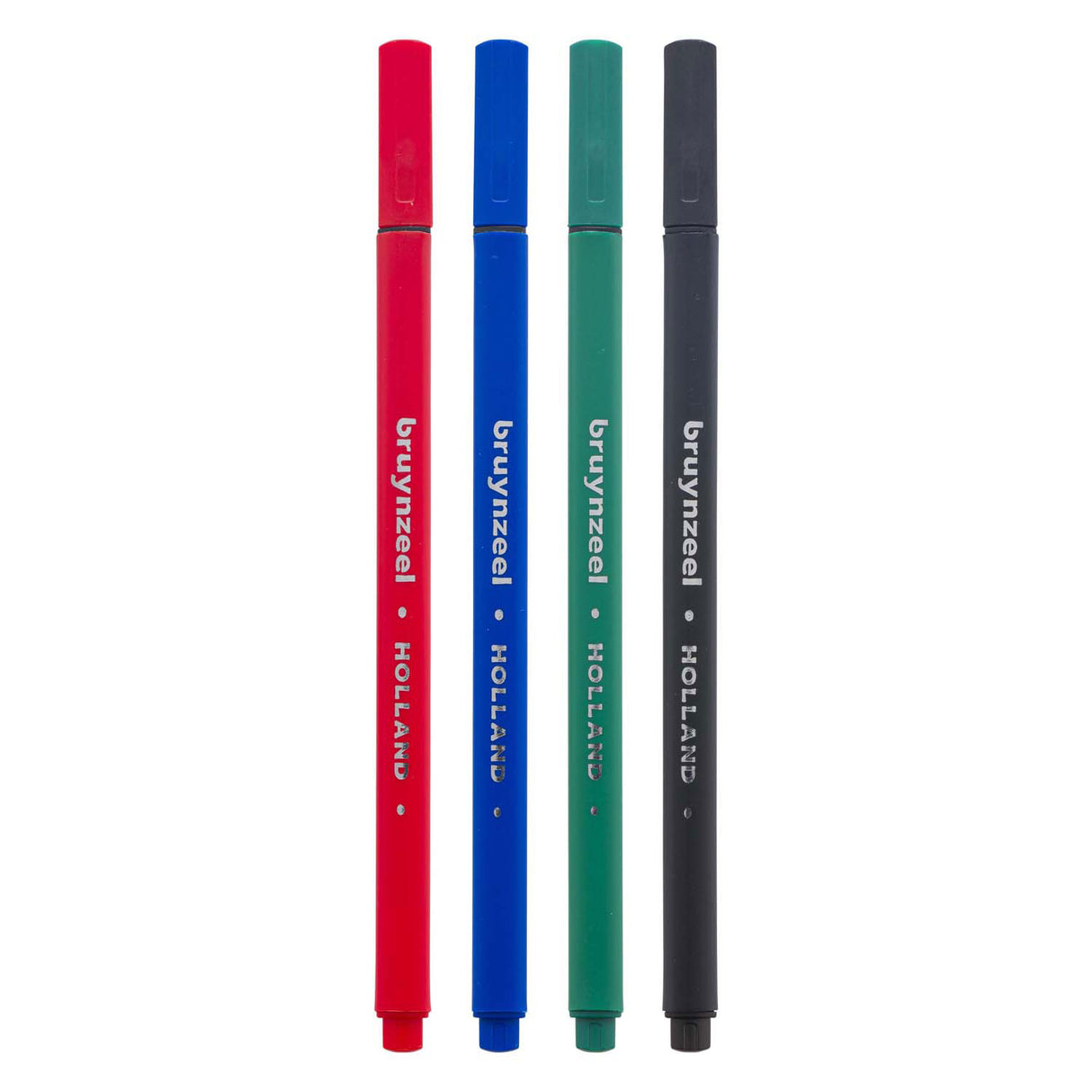 Set de feutres fins Bruynzeel 4 couleurs