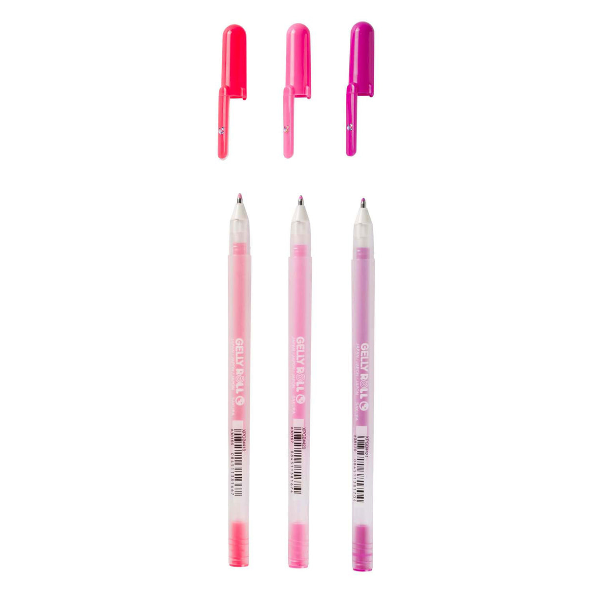 Sakura moonlight lot de 3 stylos gel bonbons