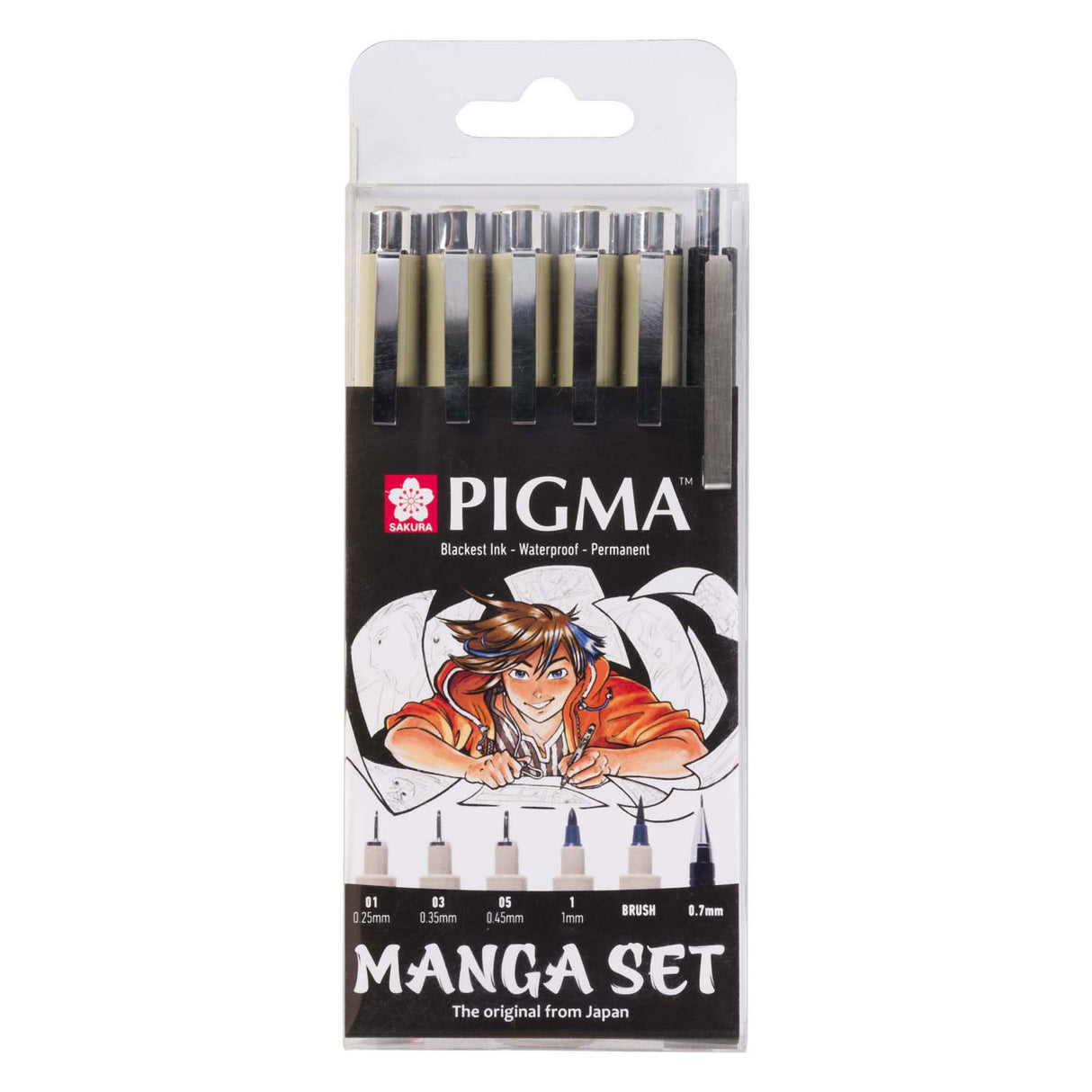 Collection manga unique Sakura de 6 pigma micron