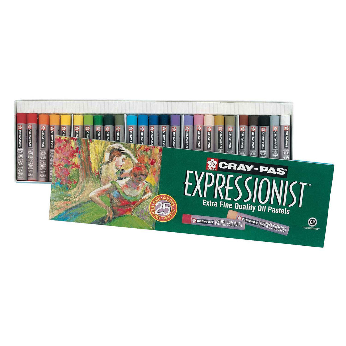 Sakura cray-pas expressionniste coffret de 25 pastels à l'huile
