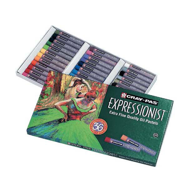 Sakura cray-pas expressionniste coffret de 36 pastels à l'huile