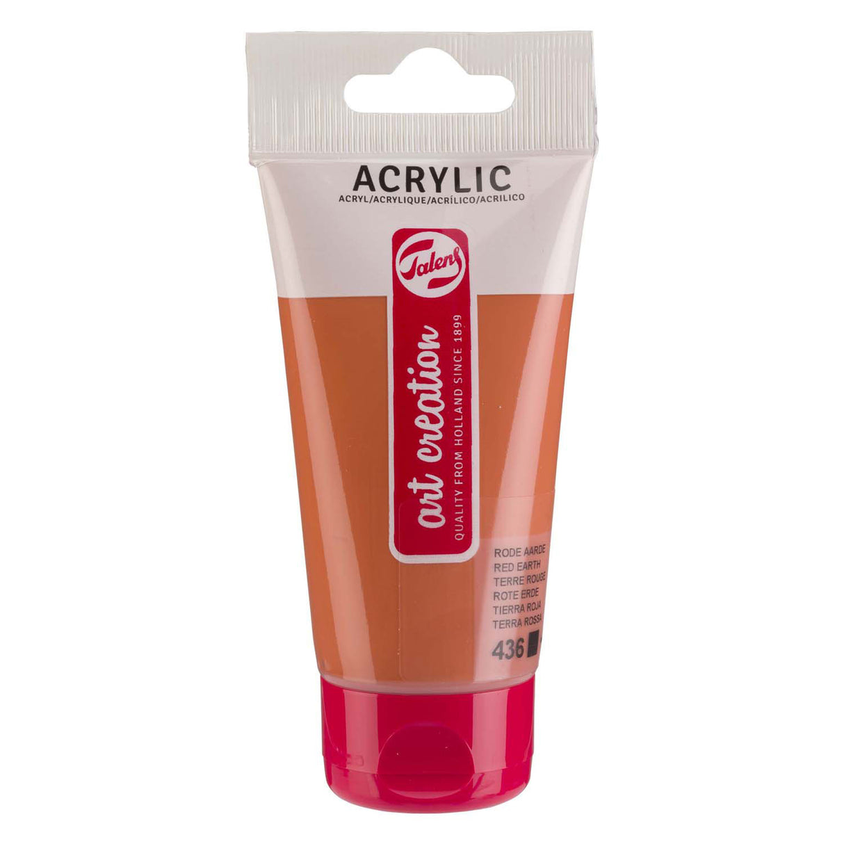 Talens art création peinture acrylique tube 75ml terre rouge 436