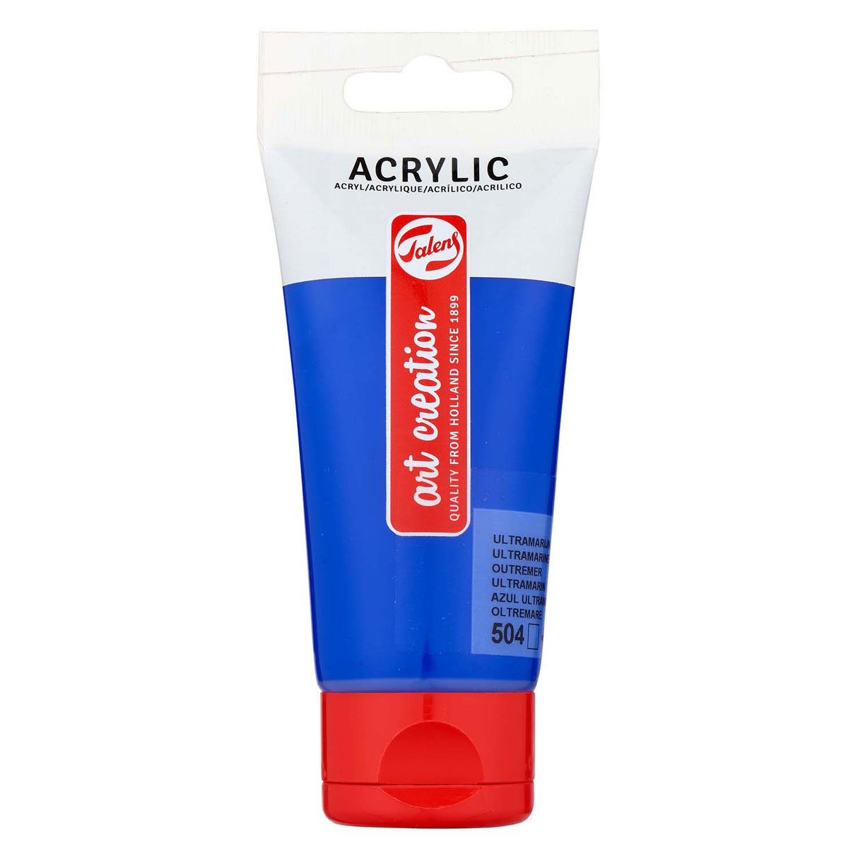 Talens art création peinture acrylique tube 75ml outremer 504