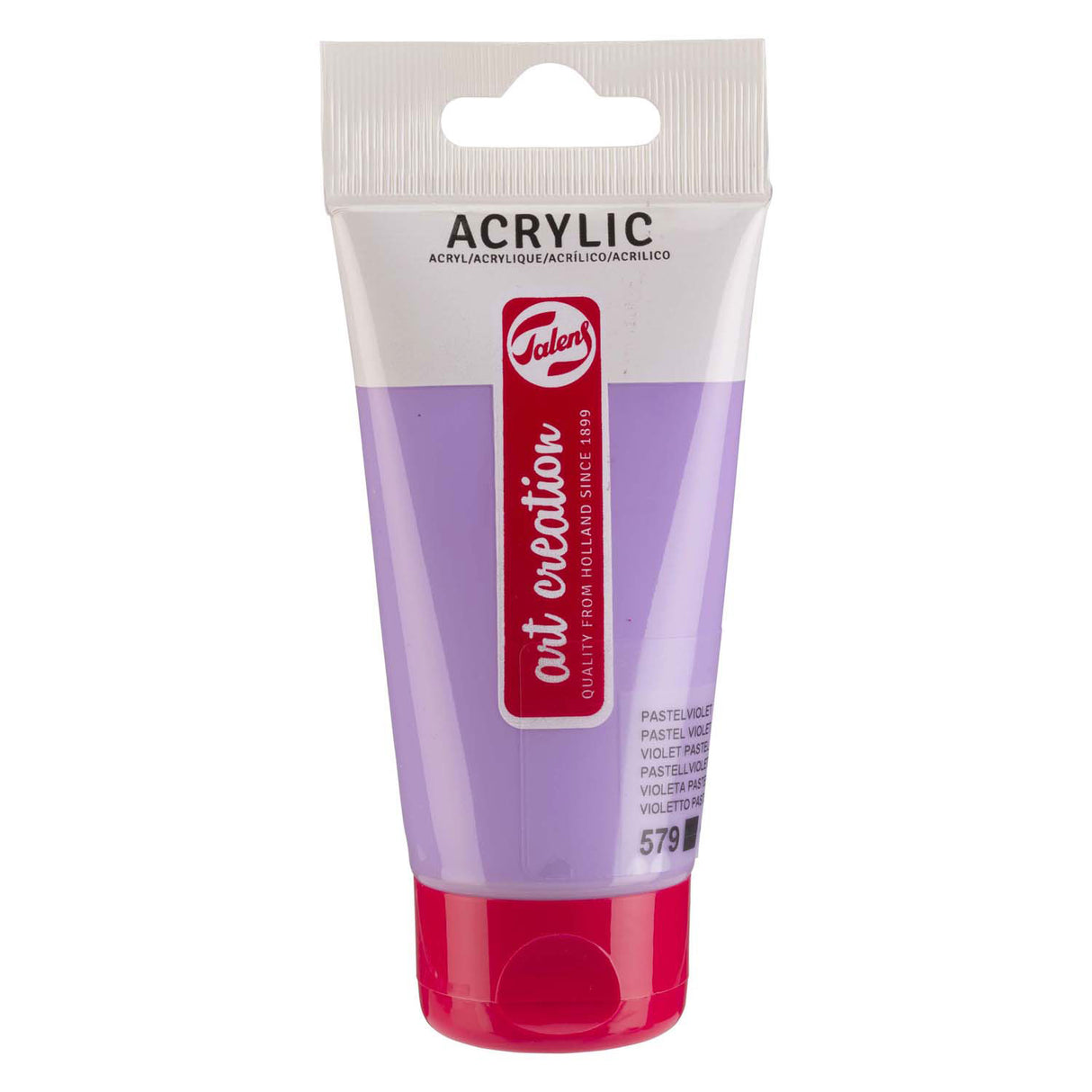 Talens art création peinture acrylique tube 75ml violet pastel 579