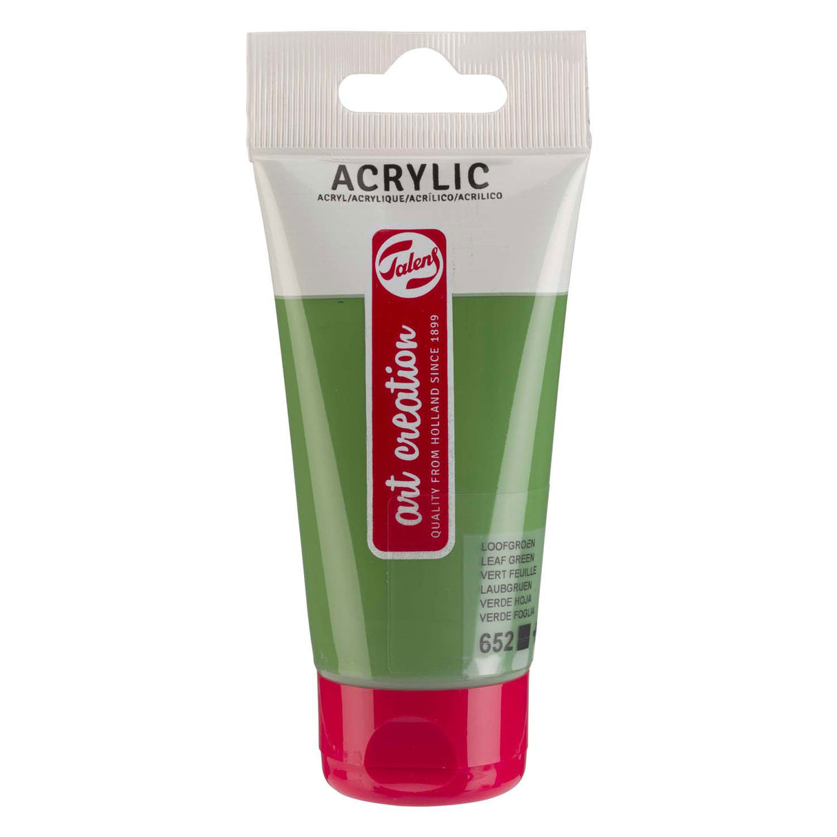 Talens art création peinture acrylique tube 75ml vert feuillu 652