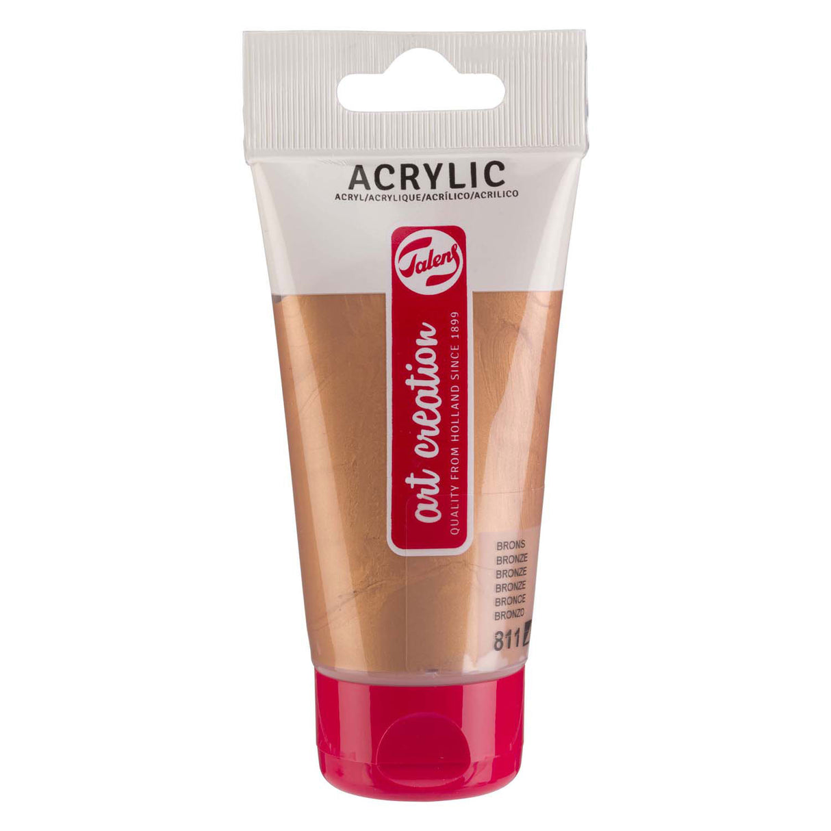 Talens art création peinture acrylique tube 75ml bronze 811