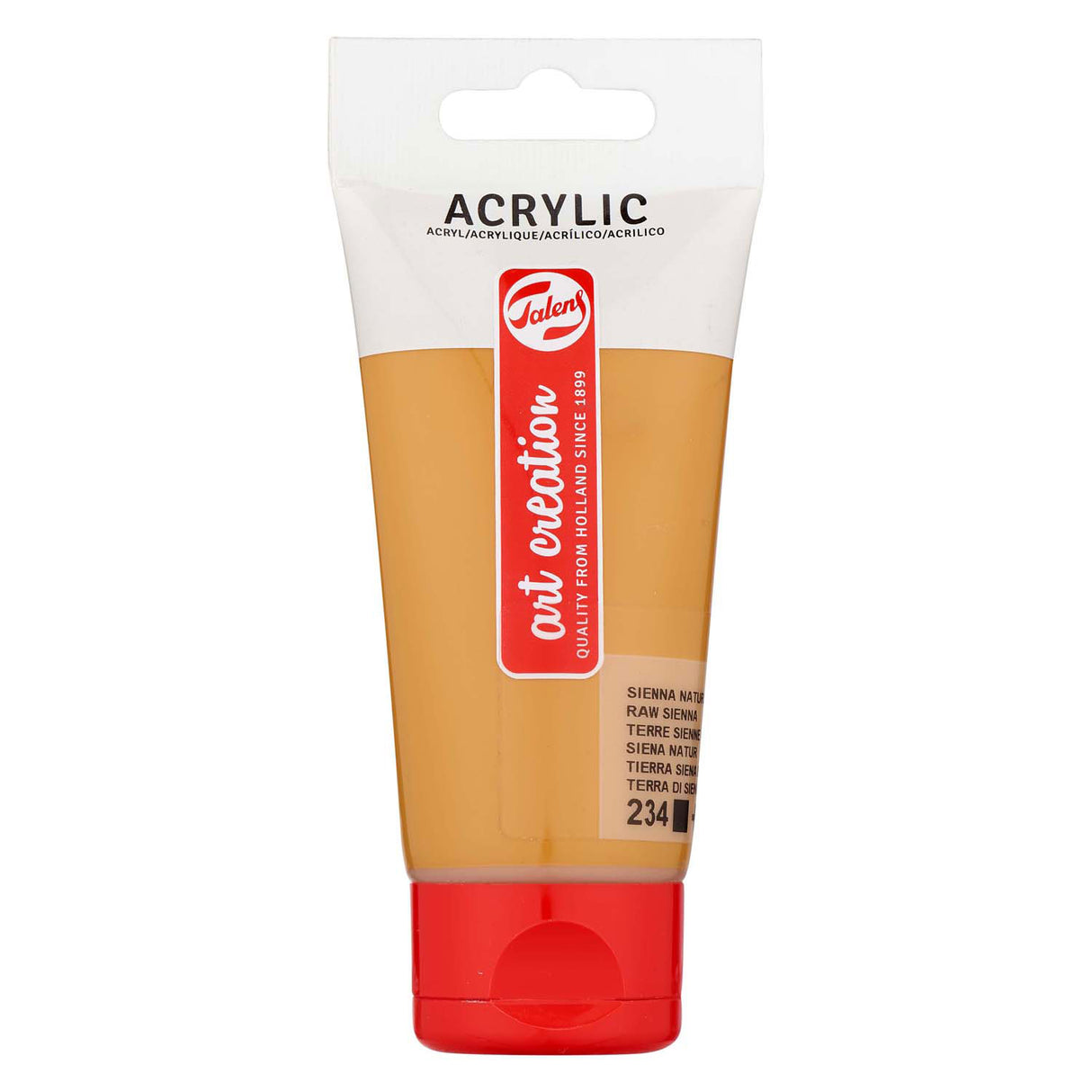 Talens art création peinture acrylique tube 75ml terre de sienne naturelle 234