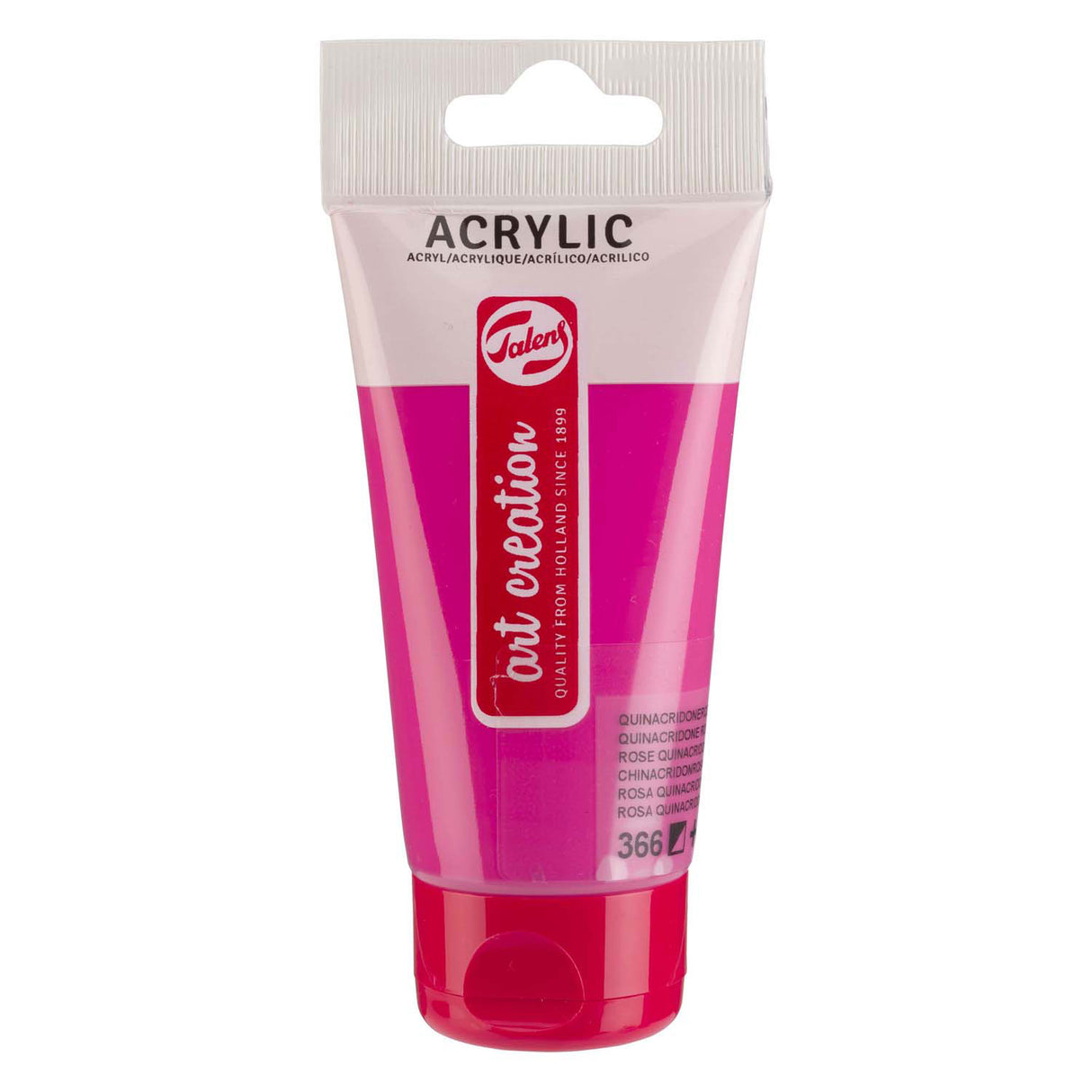 Talens art création peinture acrylique tube 75ml rose quinacridone