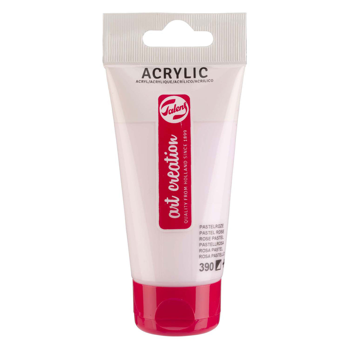 Talens art création peinture acrylique tube 75ml rose pastel 390