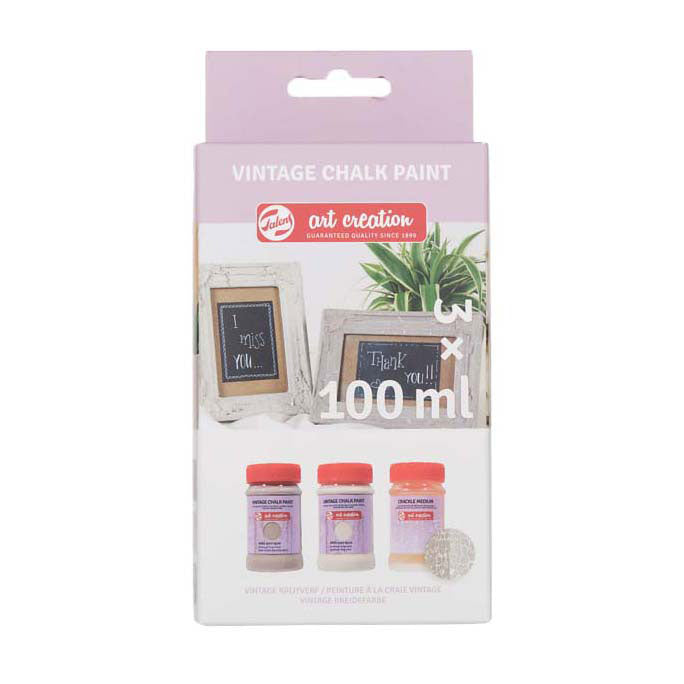 Talens art création vintage set 2 beiges et craquelures