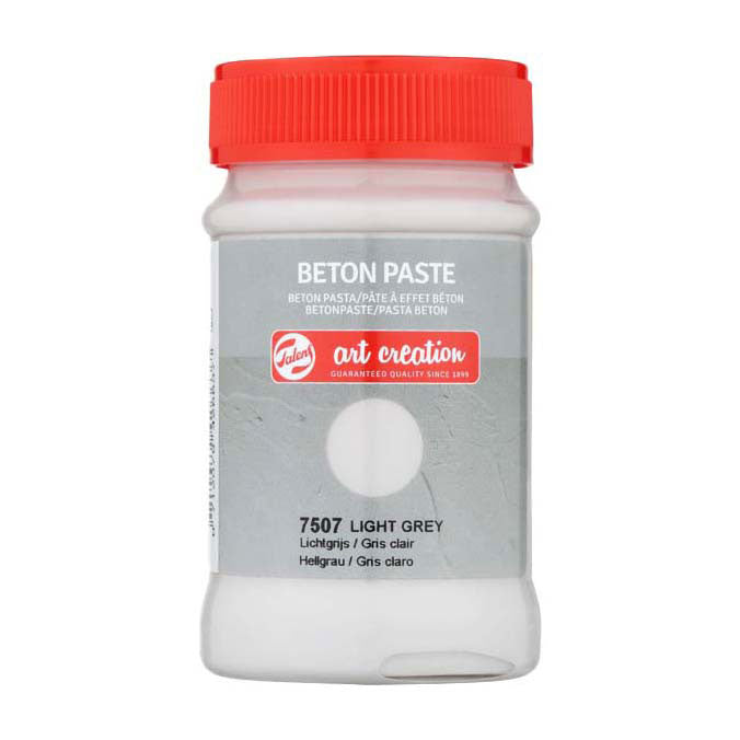 Talens art création pâte à béton pot 100ml gris clair 7507
