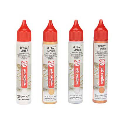Talens art création effect liner set 4x28ml perle standard