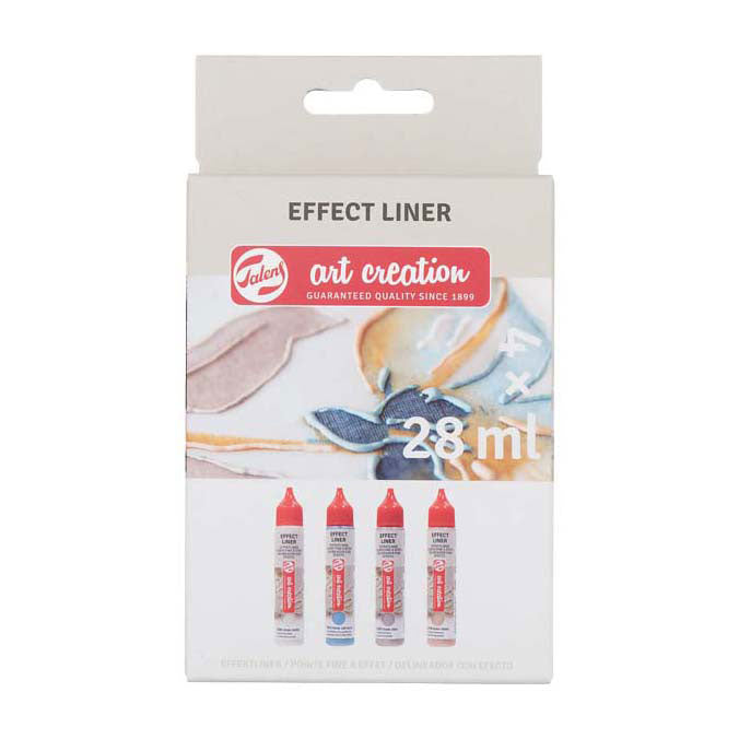 Talens art création effectliner set 4x28ml spécialités perle