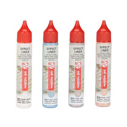 Talens art création effectliner set 4x28ml spécialités perle