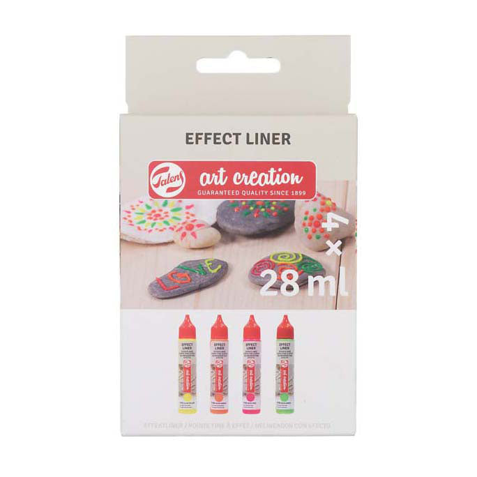 Talens art création effet liner set 4x28ml néon
