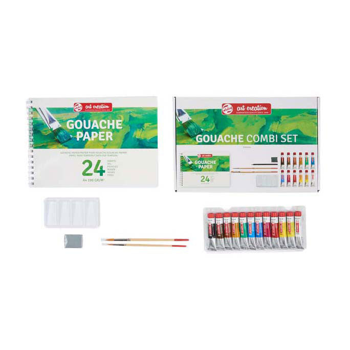 Talens art création gouache coffret combiné 12x12ml