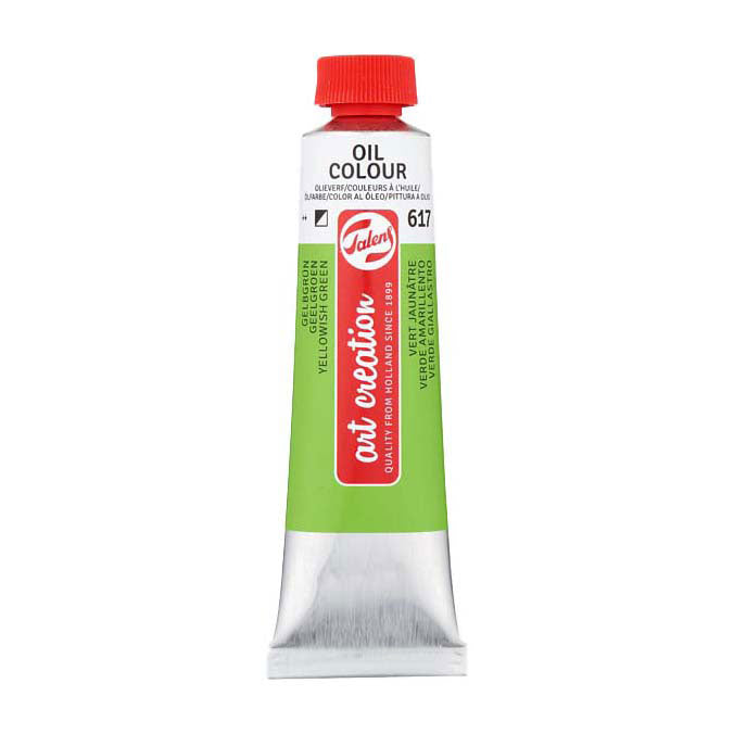 Talens art création peinture à l'huile tube 40ml jaune vert 617