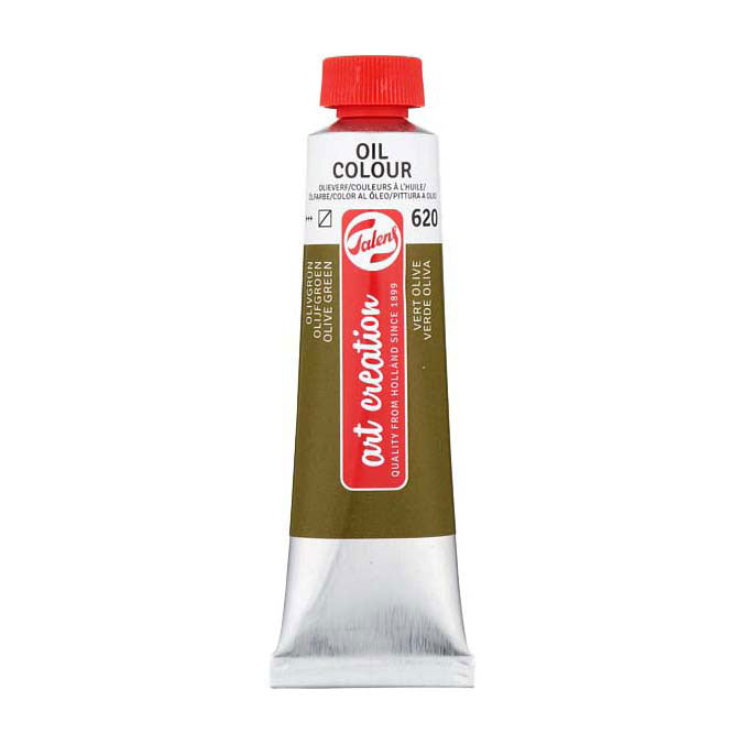 Talens art création peinture à l'huile tube 40ml vert olive 620