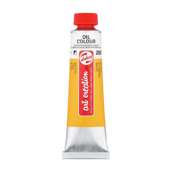 Talens art création peinture à l'huile tube 40ml jaune 200