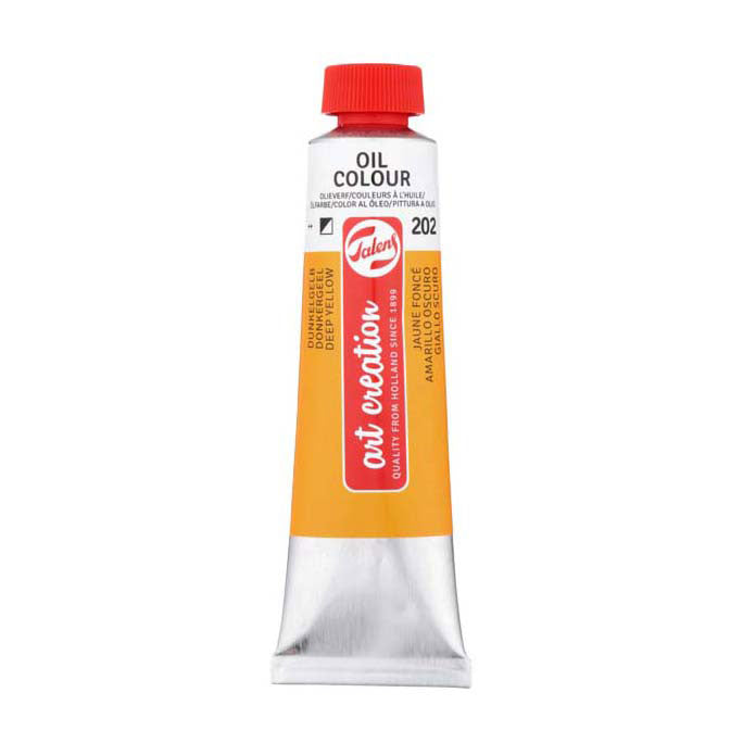 Talens art création peinture à l'huile tube 40ml jaune foncé 202