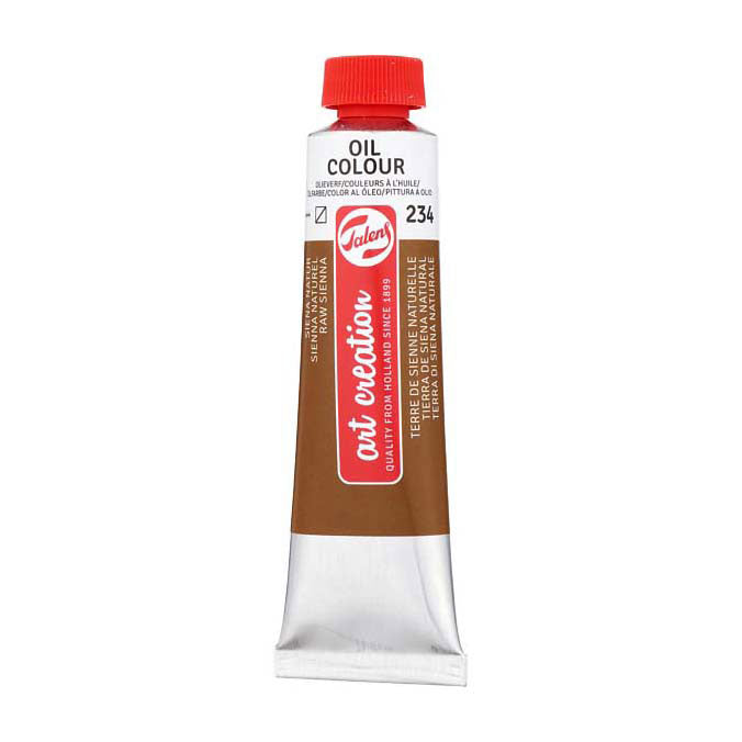 Talens art création peinture à l'huile tube 40ml sienne naturelle 234