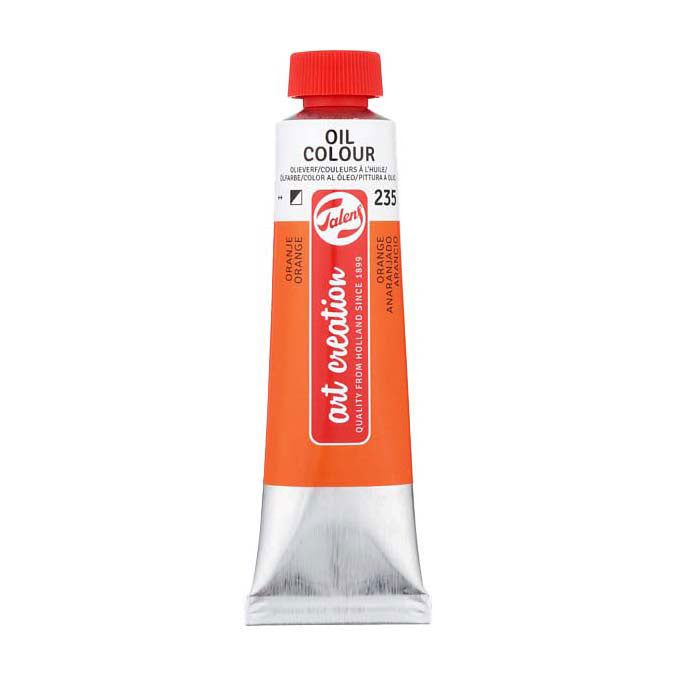 Talens art création peinture à l'huile tube 40ml orange 235