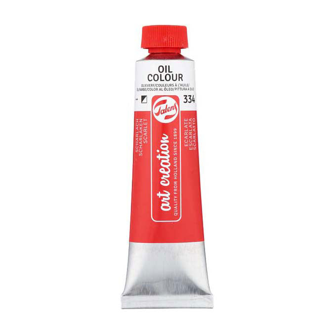 Talens art création peinture à l'huile tube 40ml écarlate 334