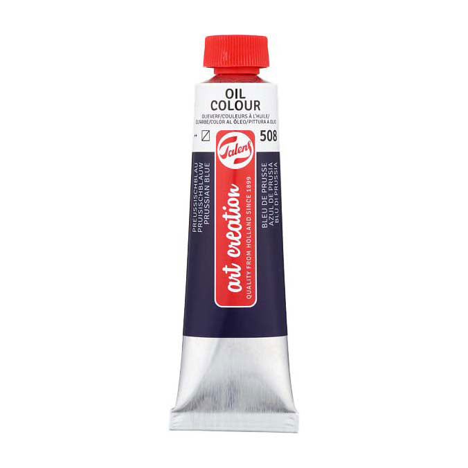 Talens art création peinture à l'huile tube 40ml bleu de prusse 508