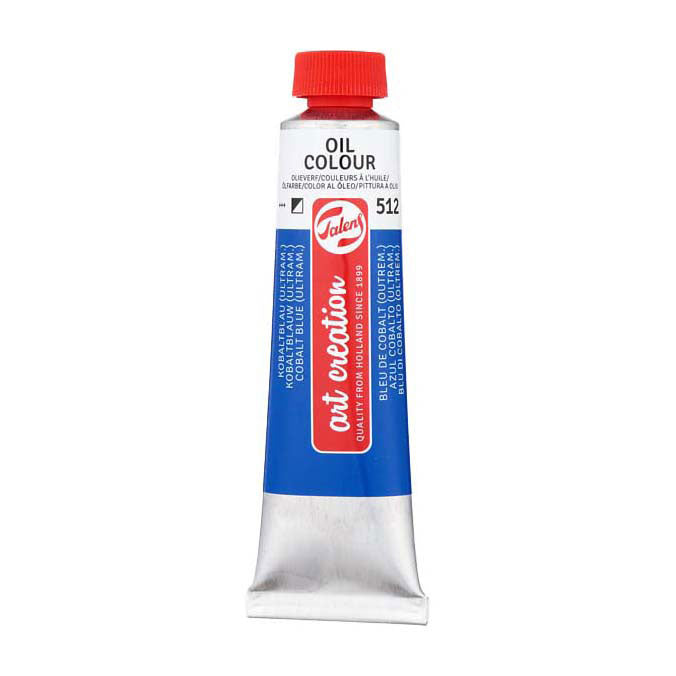 Talens art création peinture à l'huile tube 40ml bleu cobalt) 512